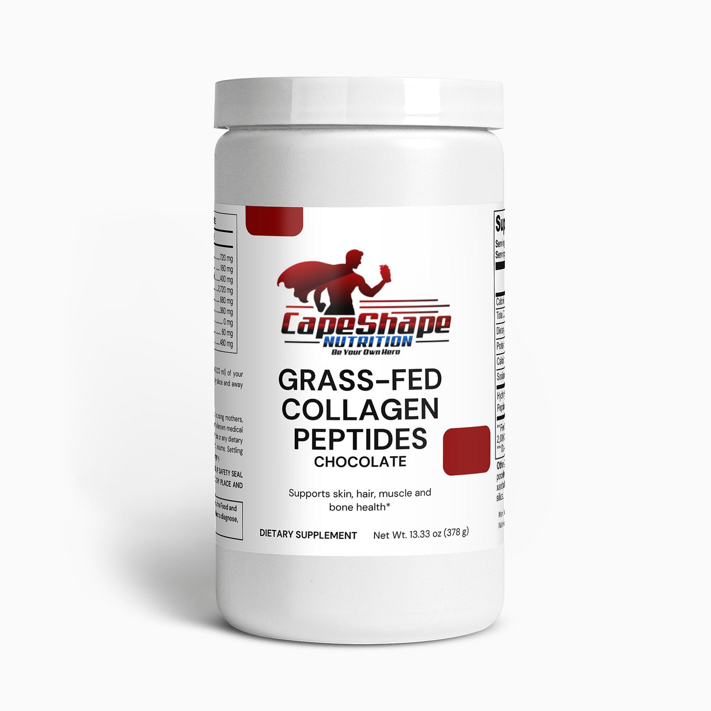 Grass-Fed Collagen Peptides Powder (Chocolate)