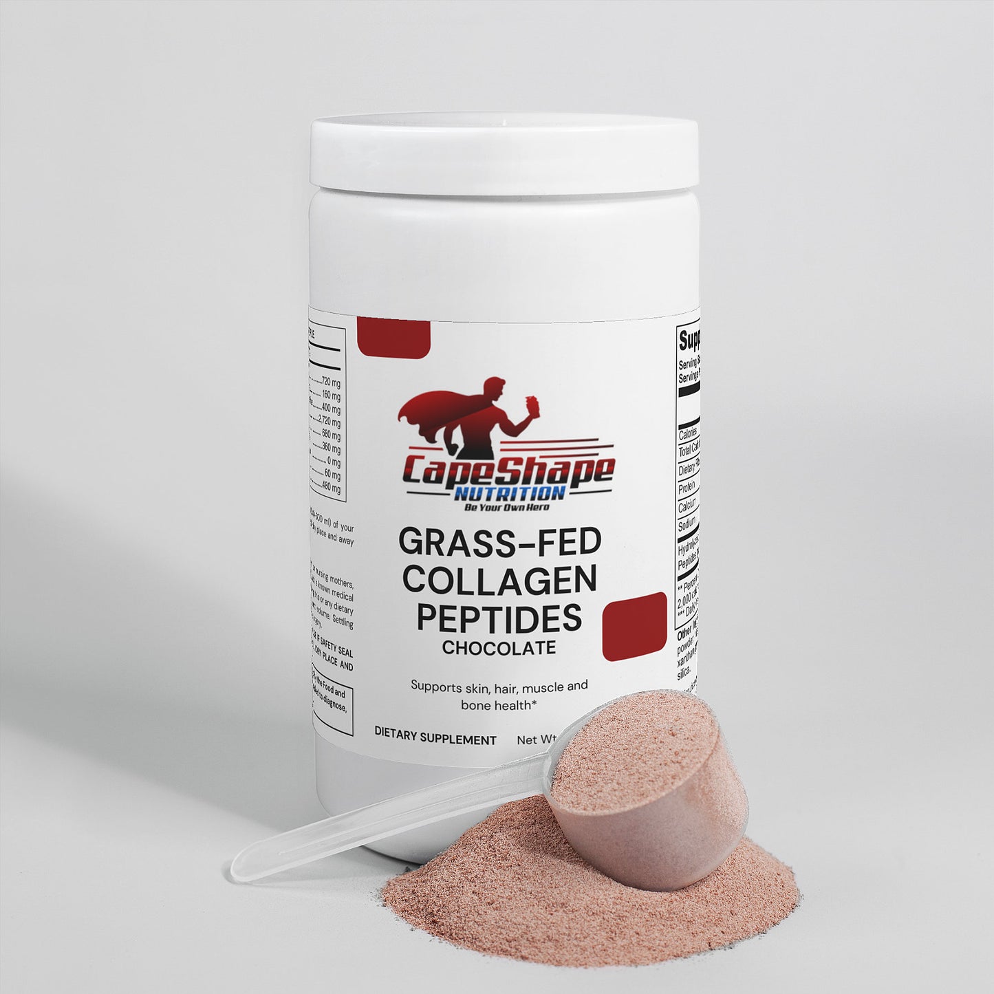 Grass-Fed Collagen Peptides Powder (Chocolate)